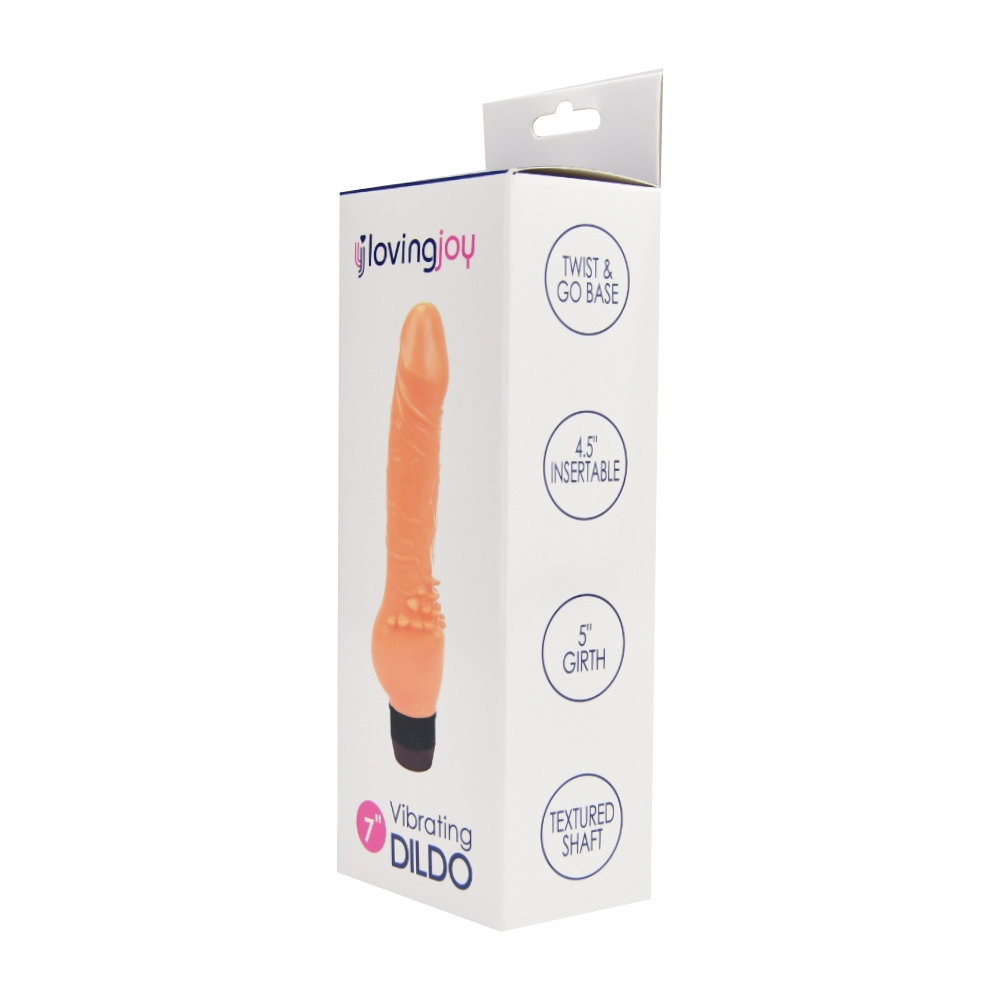Vibrator realist Bully Boy culoare piele Loving Joy - imagine 7