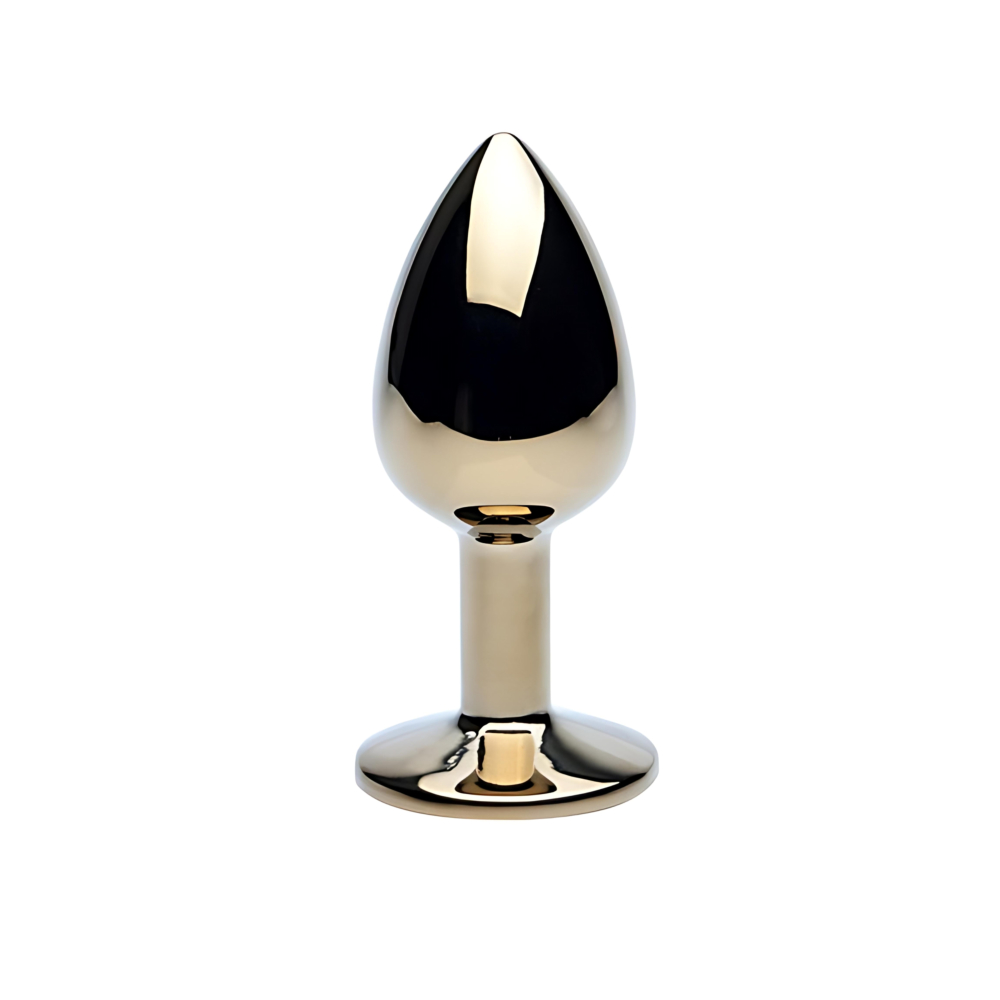Plug anal bijuterie din aur Precious Metals, mic - imagine 2