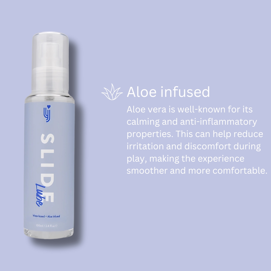 Lubrifiant pe bază de apă cu aloe Slide 100ml Loving Joy - imagine 14