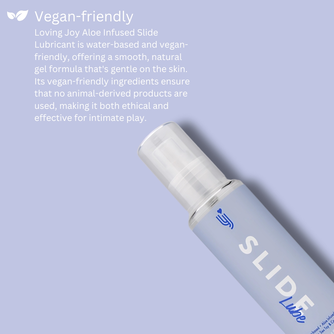 Lubrifiant pe bază de apă cu aloe Slide 100ml Loving Joy - imagine 16