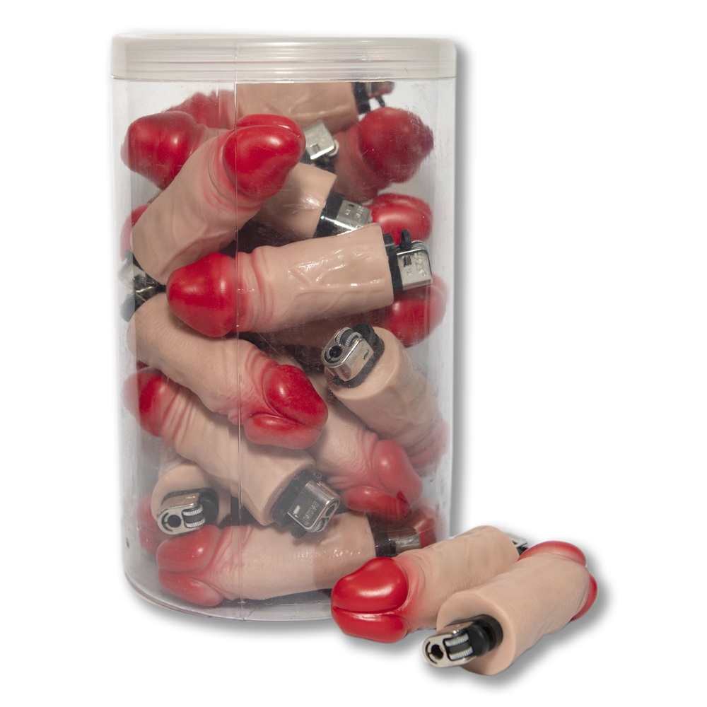 Brichetă în formă de penis, aromă vanilie (set 25)
