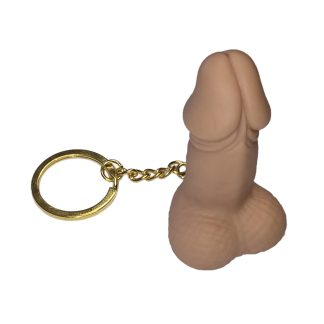 Breloc în formă de penis, vanilie (set 12)