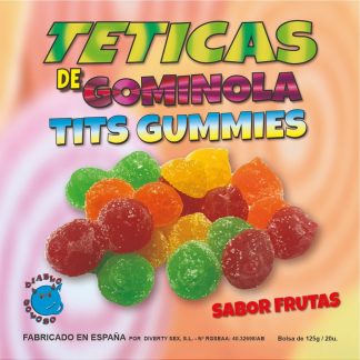 Jeleuri cu aromă de fructe, formă sâni