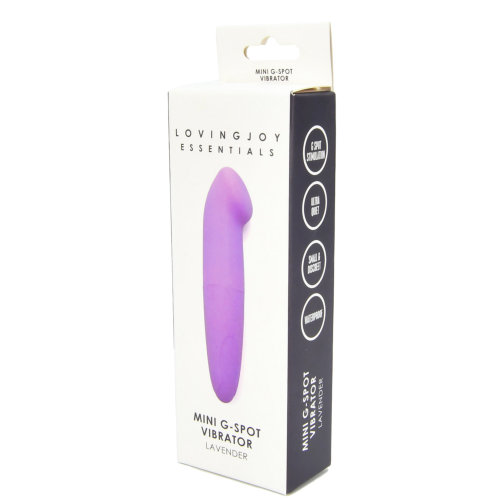 Mini vibrator pentru punctul G, lavandă, Loving Joy - imagine 3