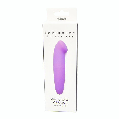 Mini vibrator pentru punctul G, lavandă, Loving Joy - imagine 2