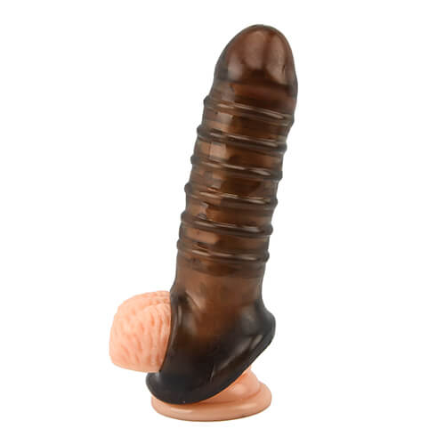 Manșon texturat Boss cu buclă pentru testicule Loving Joy - imagine 5