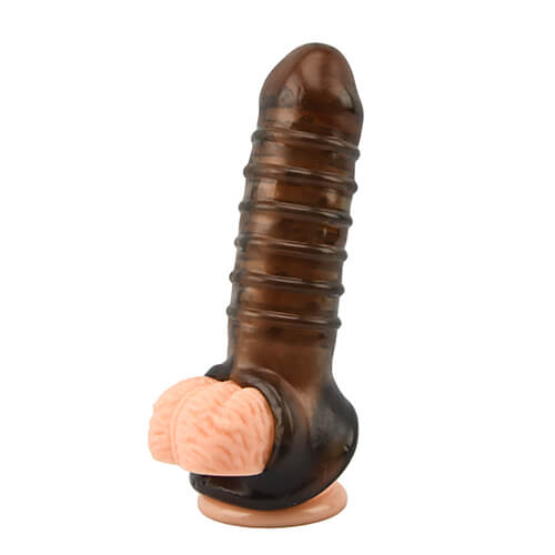 Manșon texturat Boss cu buclă pentru testicule Loving Joy - imagine 6