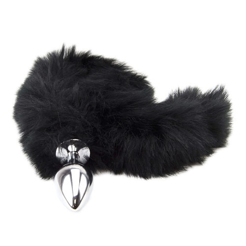 Plug anal cu coadă de panteră neagră Furry Fantasy - imagine 5