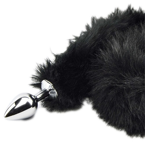 Plug anal cu coadă de panteră neagră Furry Fantasy - imagine 6
