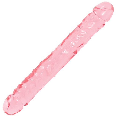 Dildo dublu Junior, roz, Doc Johnson