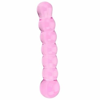 Dildo din sticlă striat Spectrum