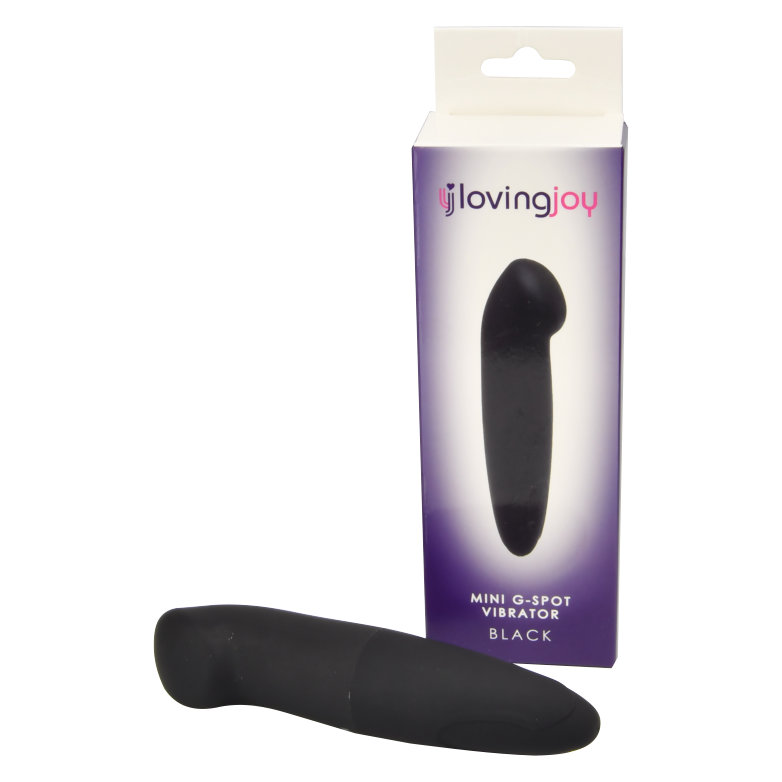 Mini vibrator pentru punctul G, negru, Loving Joy - imagine 2
