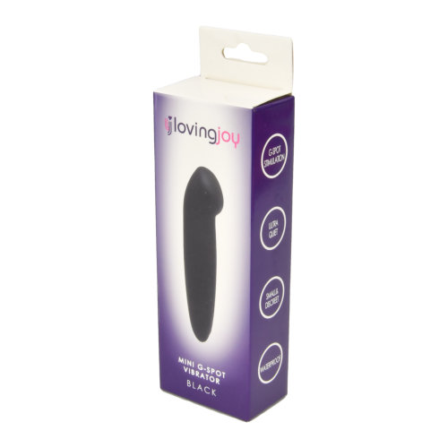 Mini vibrator pentru punctul G, negru, Loving Joy - imagine 5