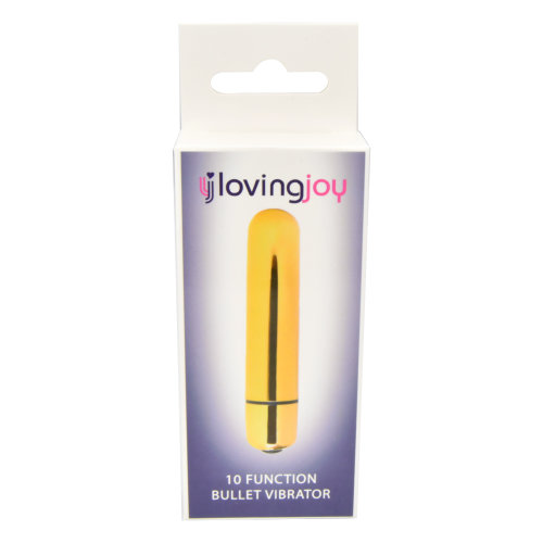 Vibrator bullet auriu cu 10 funcții Loving Joy - imagine 5