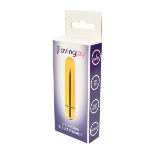Vibrator bullet auriu cu 10 funcții Loving Joy - imagine 7