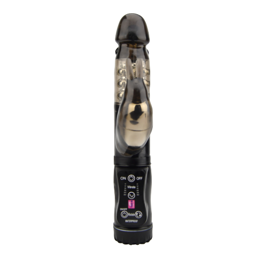 Vibrator rabbit Jessica Rabbit Plus, negru - imagine 4