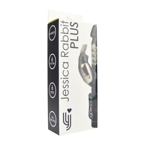 Vibrator rabbit Jessica Rabbit Plus, negru - imagine 7