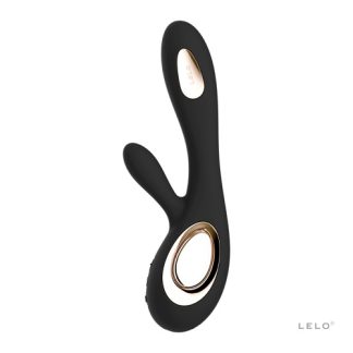 Vibrator rabbit LELO Soraya Wave, negru