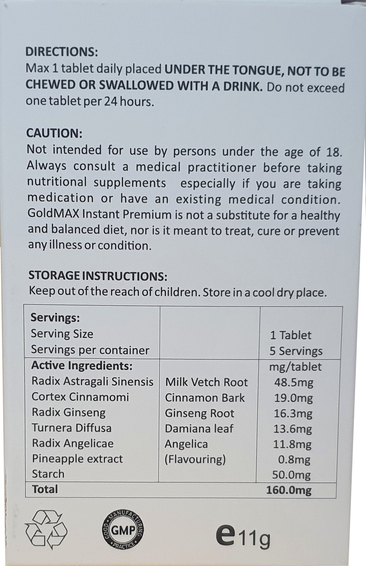 Capsule GoldMAX Instant Premium x5 - imagine 2