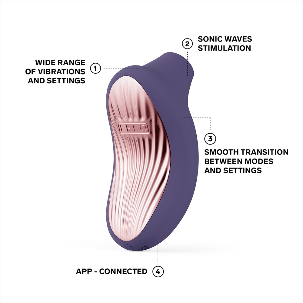 LELO Sona 3 Cruise Clitoral Massager, cyber purple - imagine 3