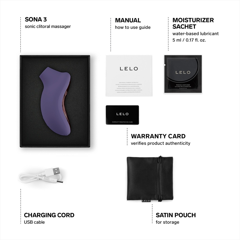 LELO Sona 3 Cruise Clitoral Massager, cyber purple - imagine 4