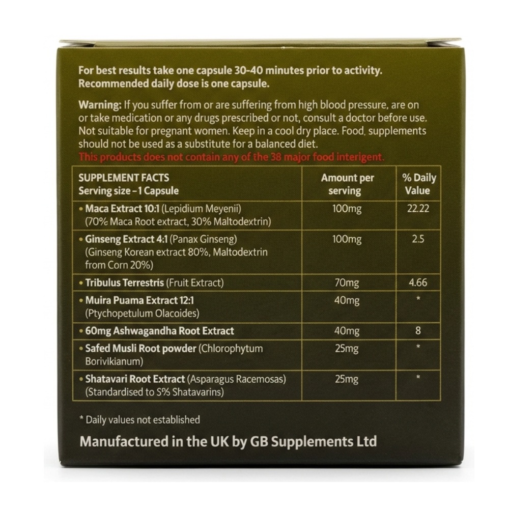 Ultra Gold Male Support and Delay, 1 capsulă - imagine 2