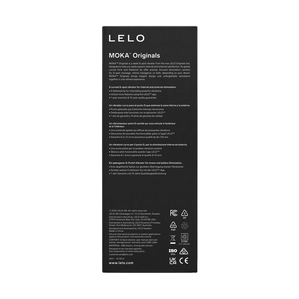 Vibrator pentru punctul G LELO Originals MOKA - imagine 5