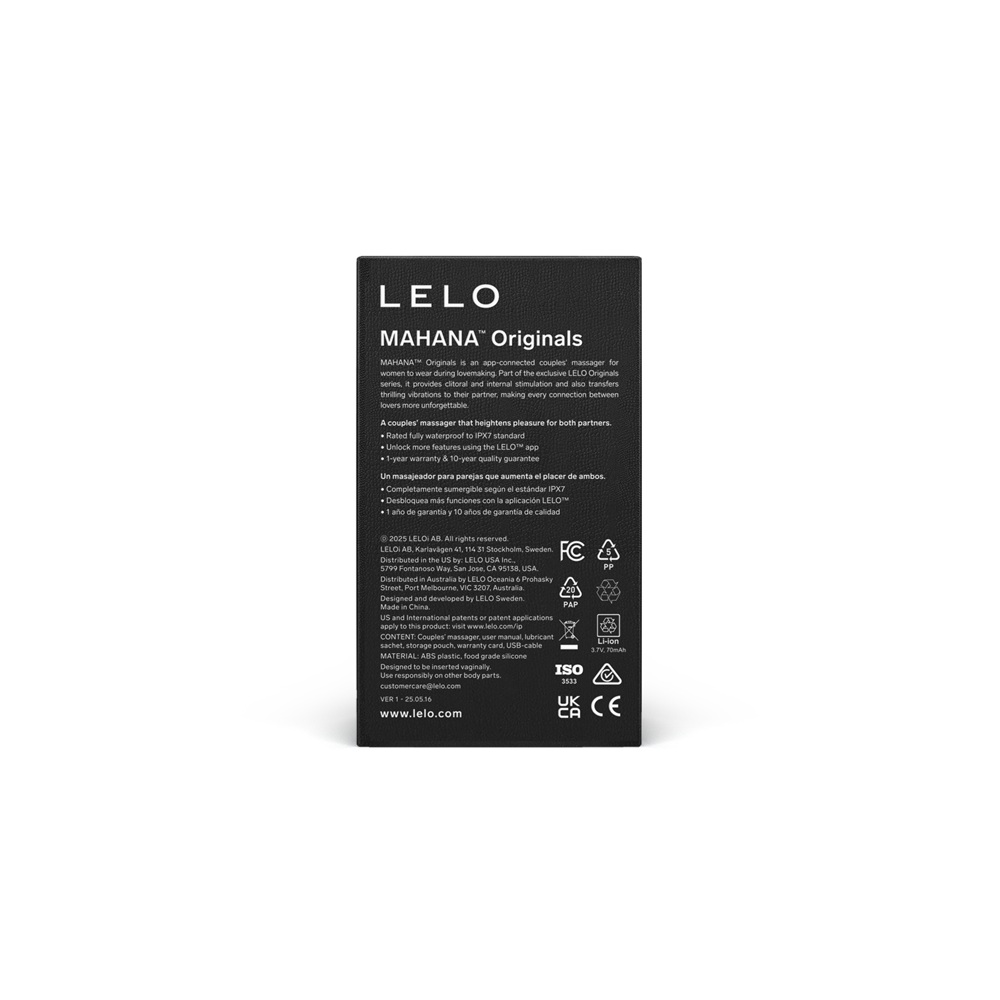 Massager pentru cupluri LELO Originals MAHANA - imagine 4