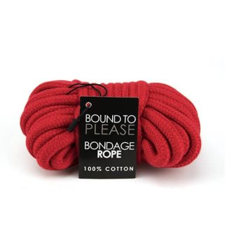 Frânghie bondage roșie Bound to Please