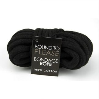 Frânghie bondage neagră Bound to Please