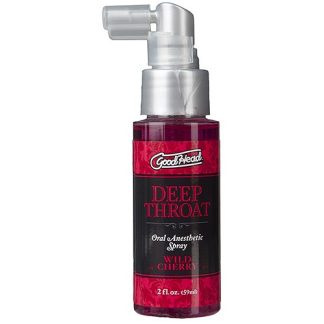 Spray desensibilizant Deep Throat aromă cireșe Doc Johnson