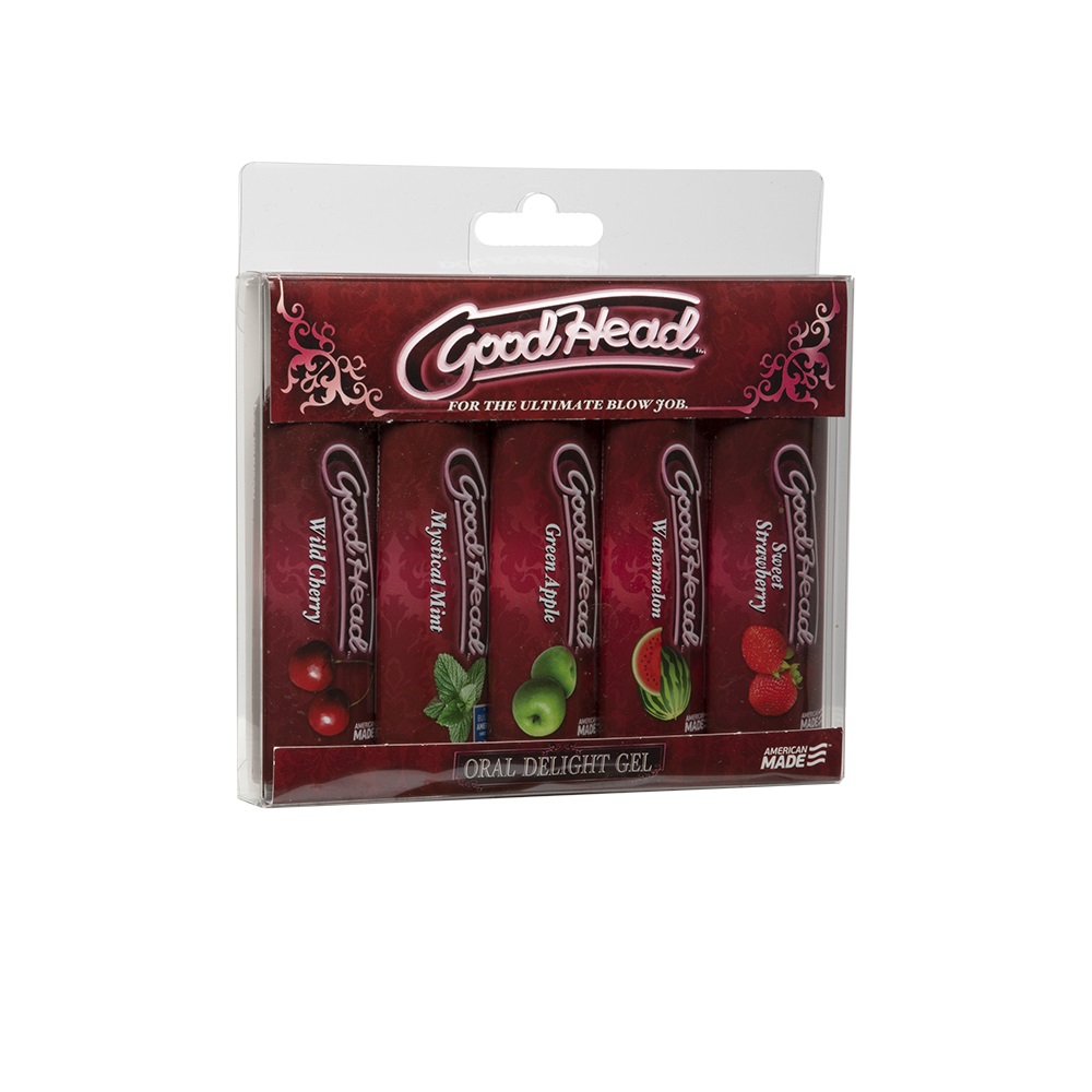 Set 5 geluri pentru sex oral Good Head Doc Johnson - imagine 2