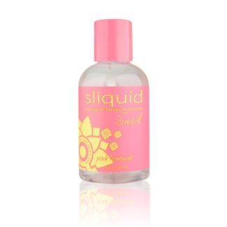 Lubrifiant aromat Sliquid Swirl, lămâie roz