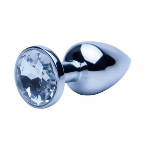 Plug anal bijuterie din argint Precious Metals, mic