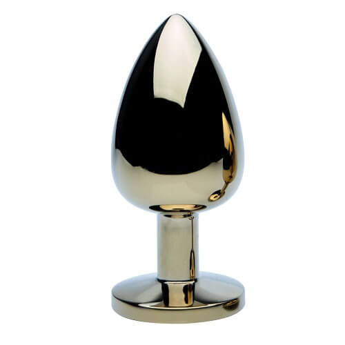 Plug anal bijuterie din aur Precious Metals, mare - imagine 2